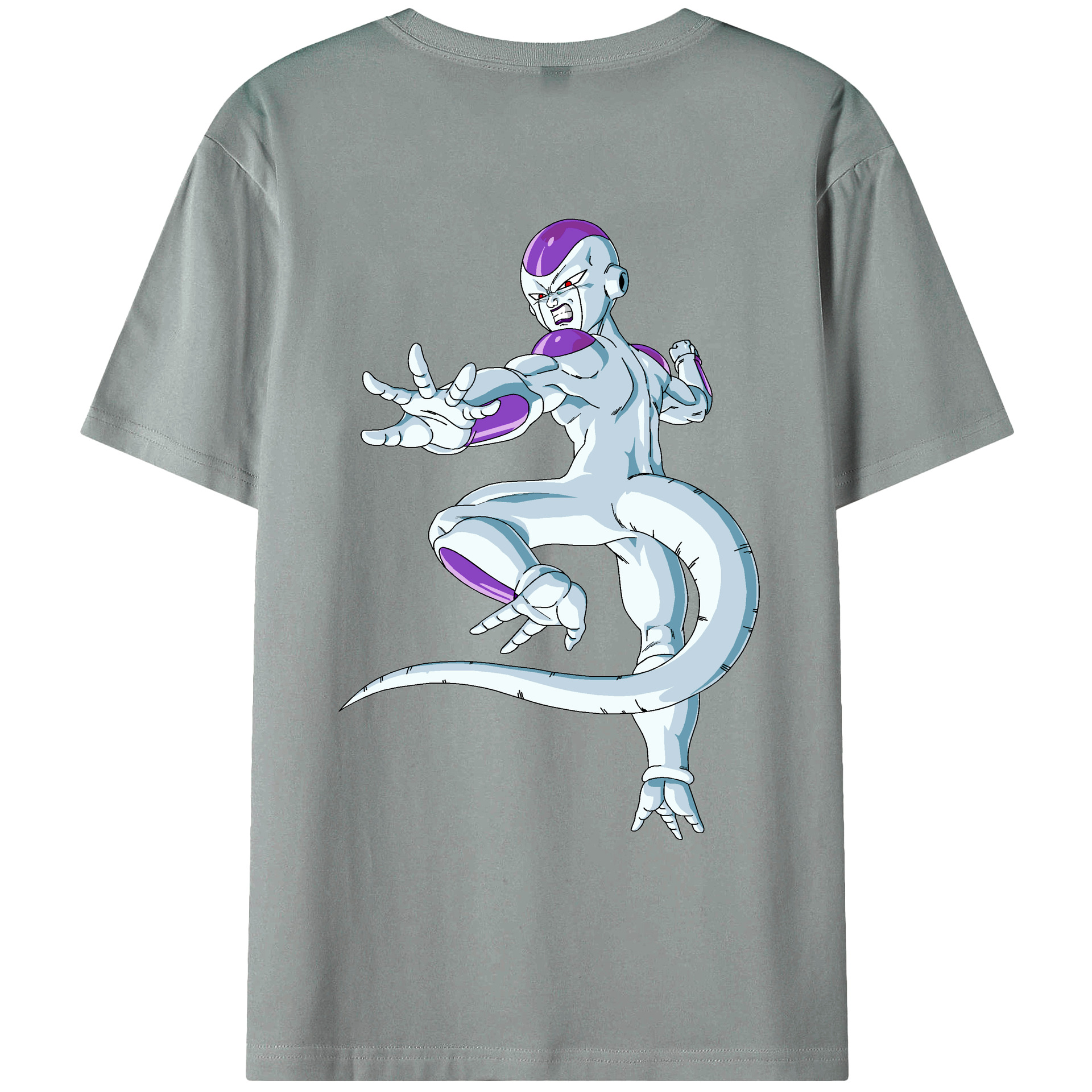 （画像用） ドラゴンボール フリーザ DRAGON BALL Frieza 綿100％ メンズ半袖Tシャツ（バックプリント） 通気性